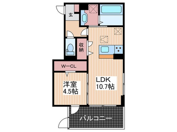 D-ROOM宇品西の物件間取画像